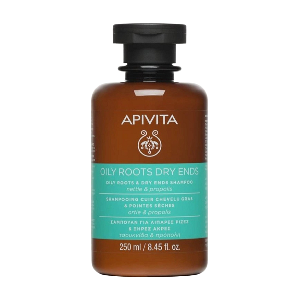 Apivita Oily Roots & Dry Ends Shampoo šampon pro mastnou vlasovou pokožku a suché konečky 250 ml