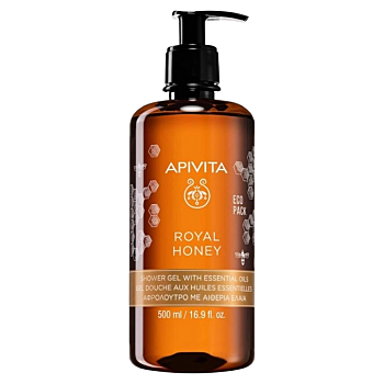 APIVITA Royal Honey Sprchový gel s esenciálními oleji 500 ml (Přírodní přípravky na sprchování a mytí) - Přírodní