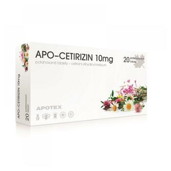 APO-CETIRIZIN 10 mg  20 potahovaných tablet
