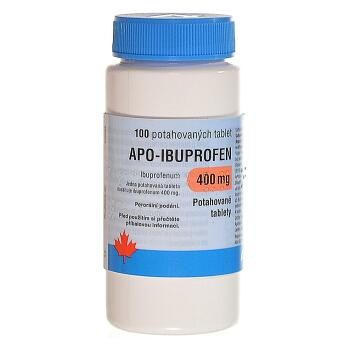 APO-IBUPROFEN 400 mg 100 potahovaných tablet