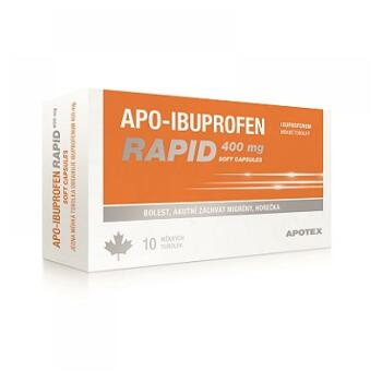 APO-IBUPROFEN RAPID 400 mg 10 želatinových tobolek