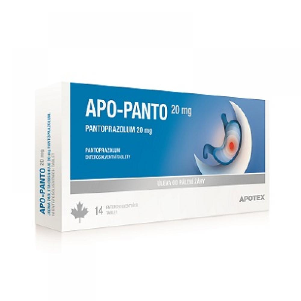 APO-PANTO 20 MG ENTEROSOVENTNÍ TABLETY 14X20MG Tablety