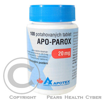 APO-PAROX  100X20MG Potahované tablety