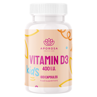 APOROSA Kids vitamín D3 400 I.U. 100 kapslí