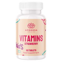 APOROSA Vitamíny pro děti jahoda 90 tablet