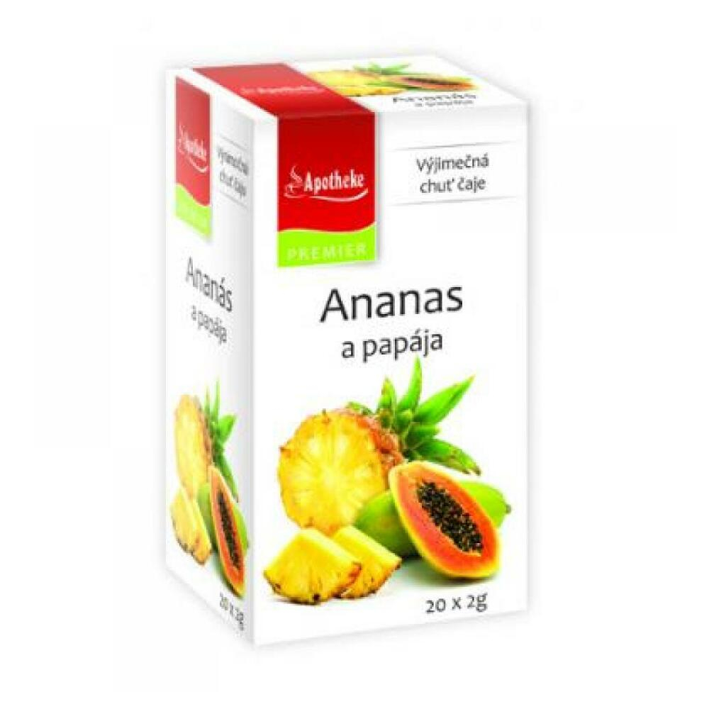E-shop APOTHEKE Ananas a papája 20x2 g