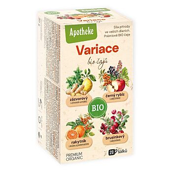 APOTHEKE Variace čajů BIO 20 sáčků (Čajové sady) - BIO
