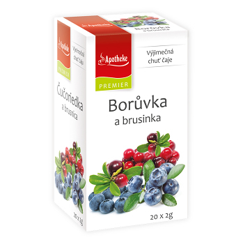 APOTHEKE Borůvka a brusinka 20 sáčků (Ovocné čaje)