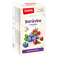 APOTHEKE Borůvka a brusinka 20 sáčků