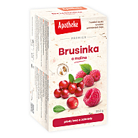 APOTHEKE Brusinka a malina 20 sáčků