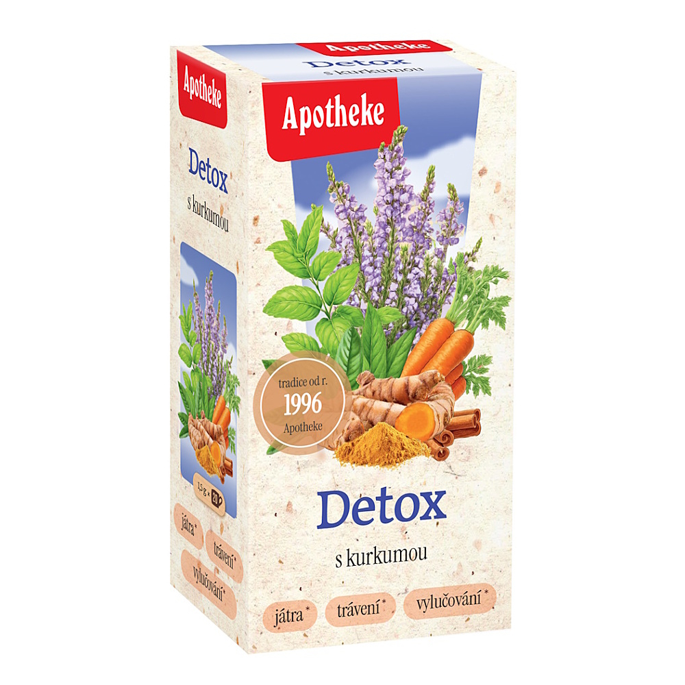 Apotheke Detox s kurkumou čaj 20x1.5g