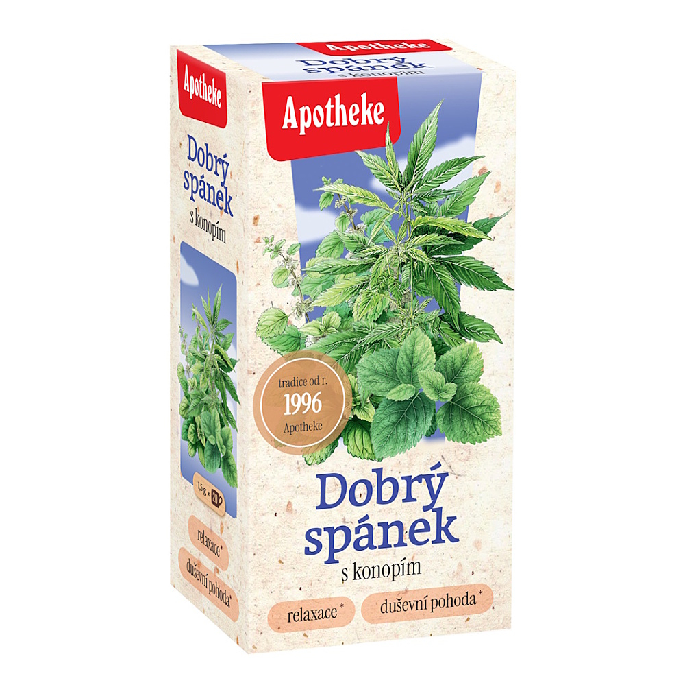 Apotheke Dobrý spánek s konopím čaj 20x1.5g