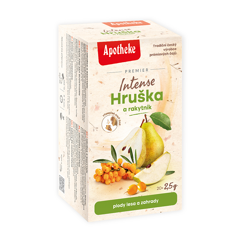 E-shop APOTHEKE Čaj hruška a rakytník intense 20 sáčků