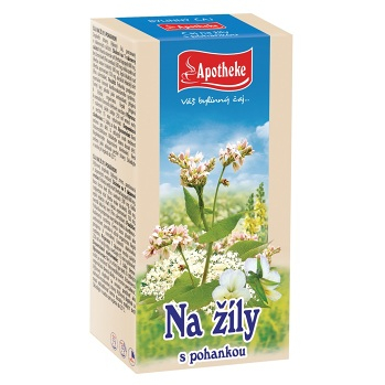 APOTHEKE Čaj na žíly s pohankou 20 sáčků (Bylinné čaje) - Bylinné
