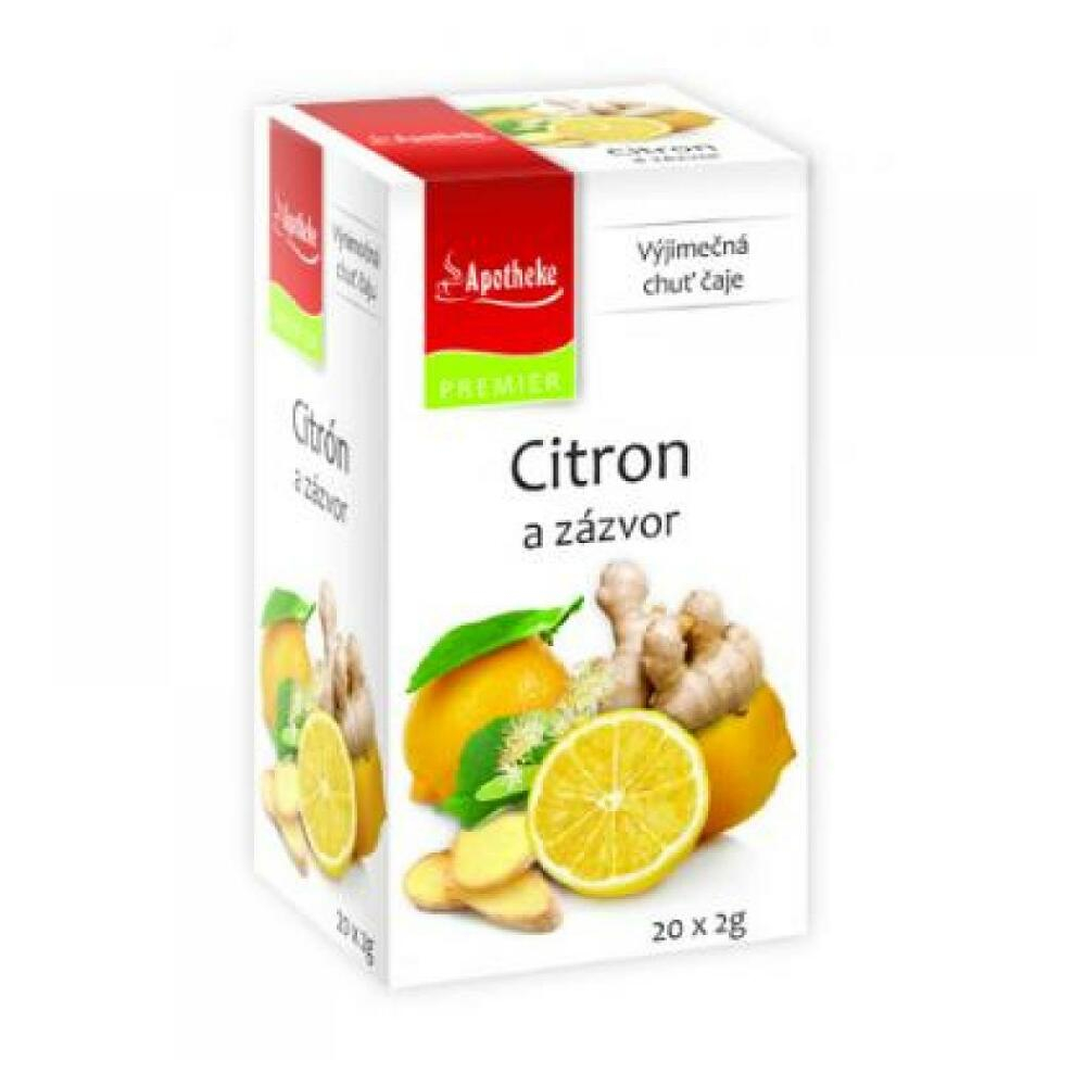 Levně APOTHEKE Citron + zázvor s lípou 20x2 g