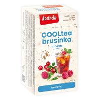 APOTHEKE Cool tea brusinka s malinou 20 sáčků