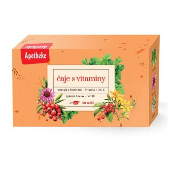 APOTHEKE Dárková kolekce čaje s vitamíny 60 sáčků (Ovocné čaje)