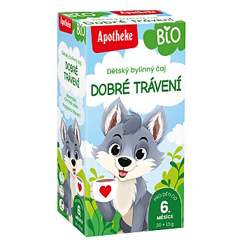 APOTHEKE Dětský čaj BIO dobré trávení 20 sáčků (Bylinné čaje) - BIO, Bylinné
