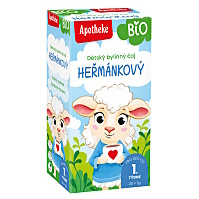 APOTHEKE Dětský čaj BIO heřmánkový 20 sáčků