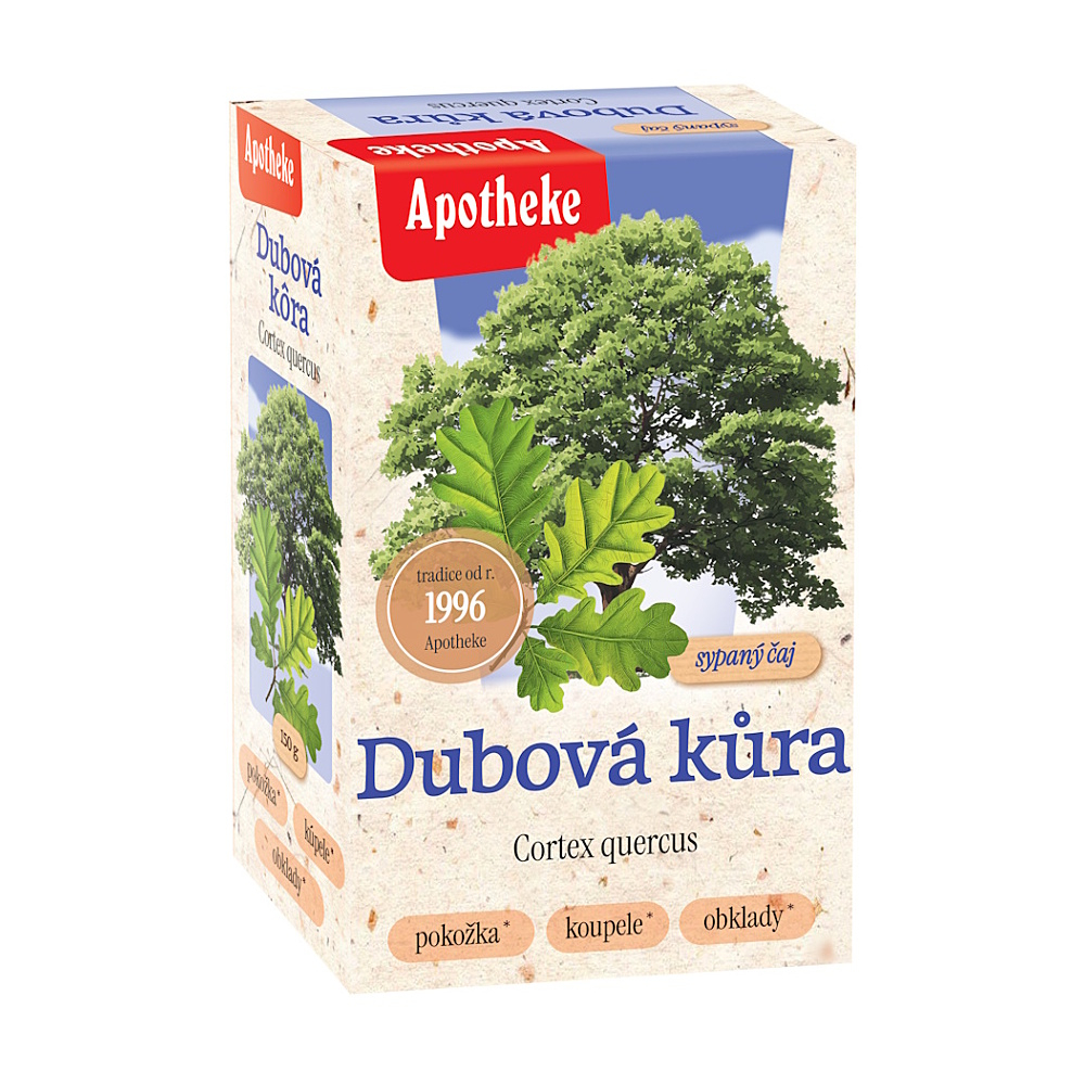 Apotheke Dubová kůra sypaný čaj 150g koupíte na Lekarna.cz