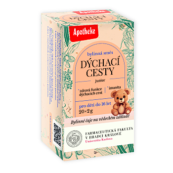 APOTHEKE Faf uk dýchací cesty junior čaj 20 sáčků (Bylinné čaje pro děti)