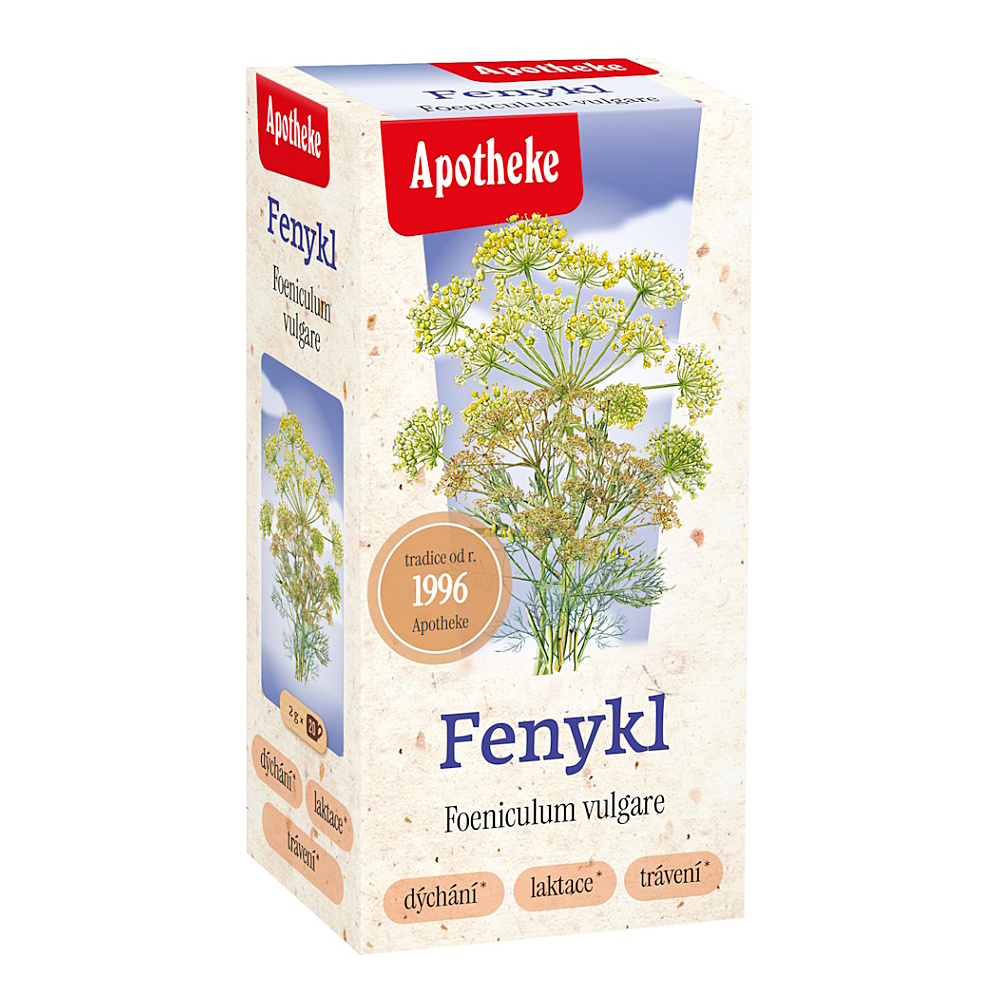 Apotheke Fenykl obecný čaj 20x2g koupíte na Lekarna.cz