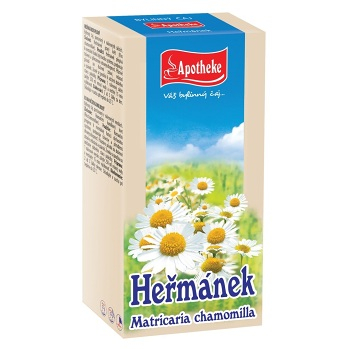 APOTHEKE Heřmánek pravý čaj 20 sáčků (Bylinné čaje) - Jednodruhové, Bylinné