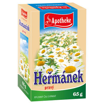 APOTHEKE Heřmánek pravý květ sypaný 65 g (Bylinné čaje) - Jednodruhové, Bylinné
