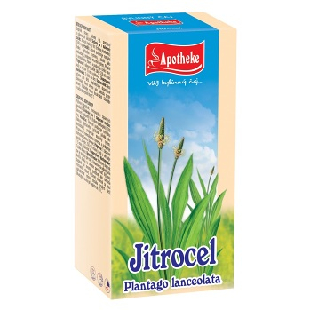 APOTHEKE Jitrocel čaj 20x1.5g (Bylinné čaje) - Jednodruhové, Bylinné