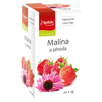 APOTHEKE Malina + jahoda s echinaceou 20 sáčků