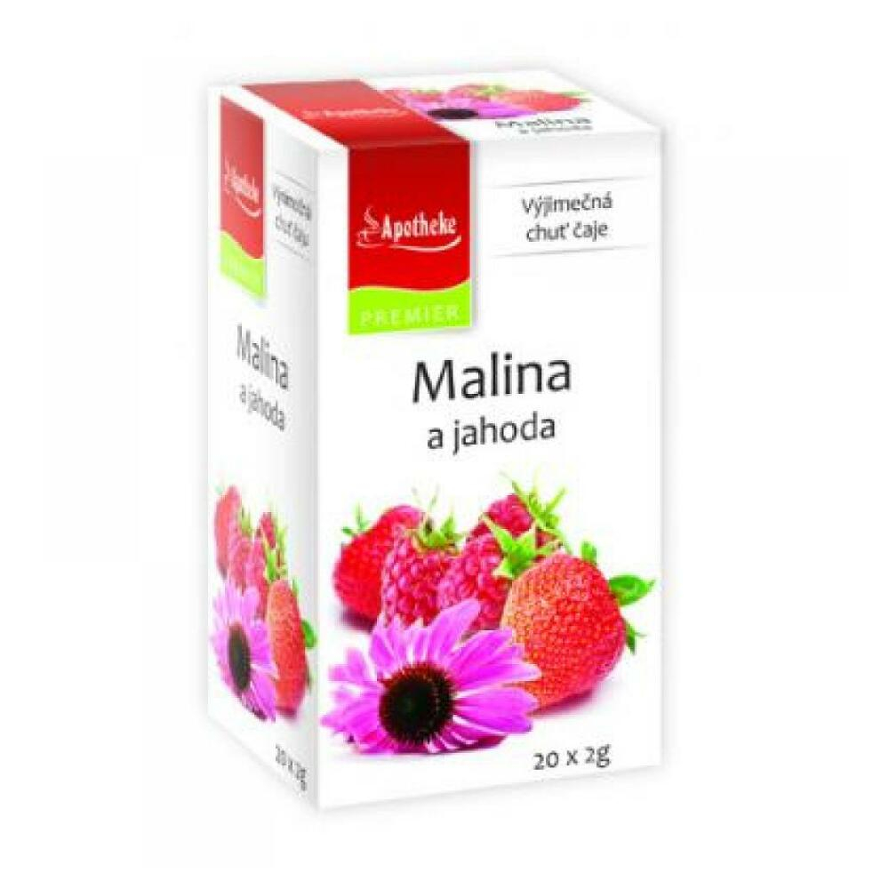 E-shop APOTHEKE Malina + jahoda s echinaceou 20 sáčků