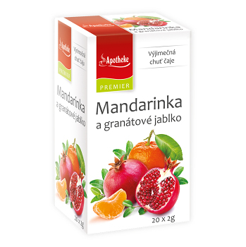 APOTHEKE Mandarinka + granátové jablko čaj 20x2 g