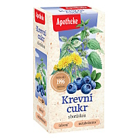 APOTHEKE Na krevní cukr s borůvkou 20x1,5 g