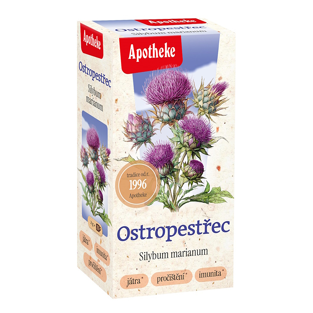 Apotheke Ostropestřec mariánský čaj 20x2g koupíte na Lekarna.cz
