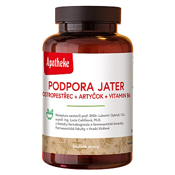 APOTHEKE Podpora jater 90 tobolek (Detoxikace jater, očista jater)