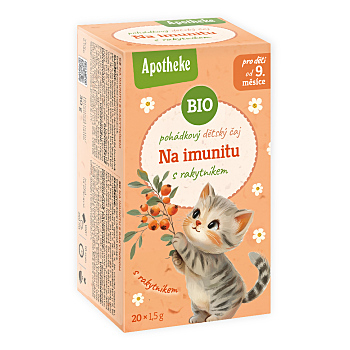 APOTHEKE Pohádkový dětský čaj Imunita BIO 20 sáčků (Bylinné čaje pro děti) - BIO