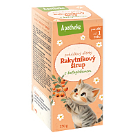 APOTHEKE Pohádkový rakytníkový sirup pro děti 250 g