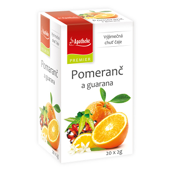 APOTHEKE Pomeranč a guarana 20x2 g (Ovocné čaje)