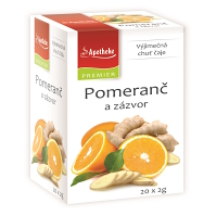 APOTHEKE Pomeranč a zázvor 20x2 g