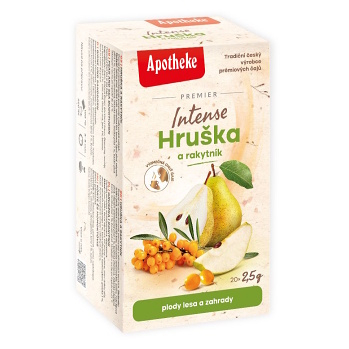 APOTHEKE Čaj hruška a rakytník intense 20 sáčků (Ovocné čaje) - Vícesložkové