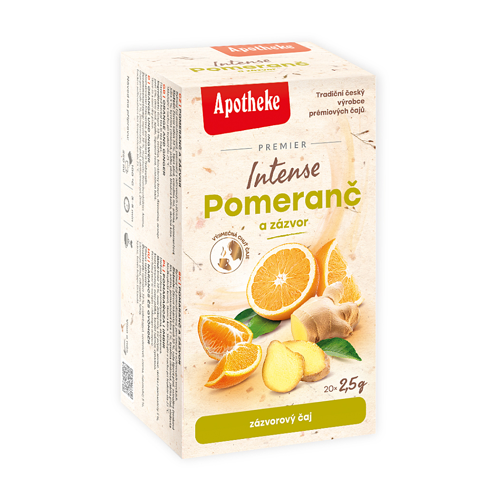 Apotheke Premier Intense Pomer.zázvor čaj 20x2.5g