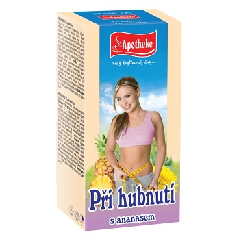 APOTHEKE Při hubnutí s ananasem čaj 20 sáčků (Bylinné čaje) - Bylinné