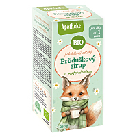 APOTHEKE Sirup dětský průduškový s mateřídouškou BIO 250 g