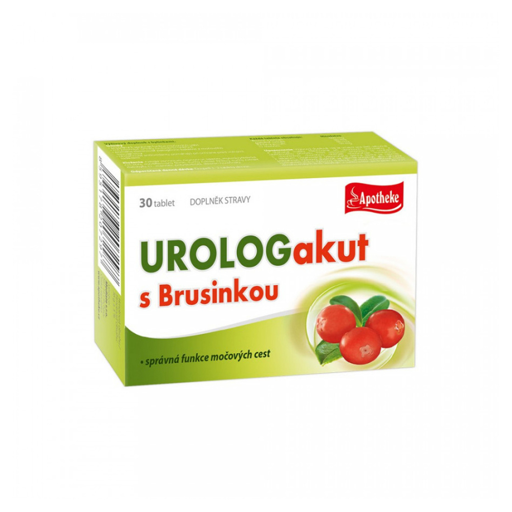 Levně APOTHEKE Urologakut s brusinkou 30 tablet
