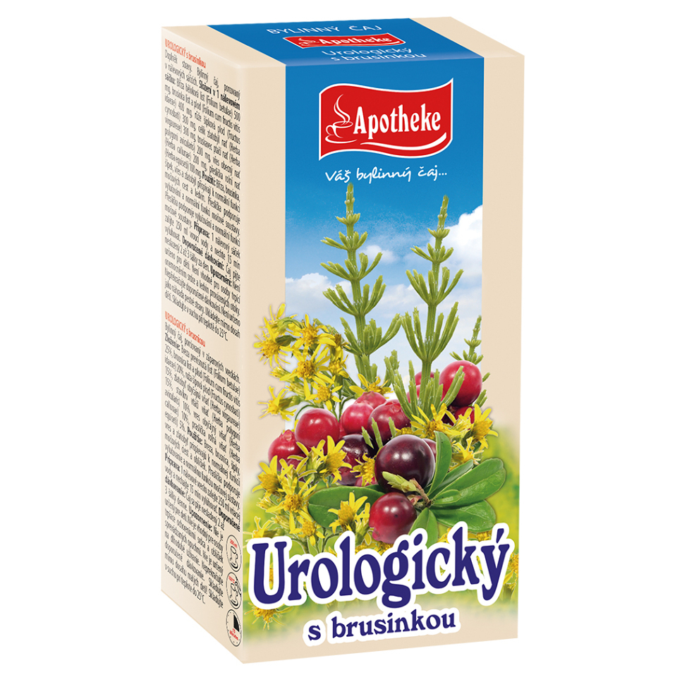 APOTHEKE Urologický čaj s brusinkou 20x 1,5 g sáčků