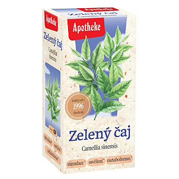 APOTHEKE Zelený čaj 20 sáčků (Zelené čaje) - Zelené, Jednodruhové