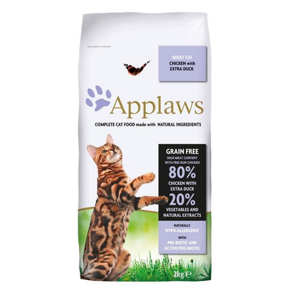 E-shop APPLAWS Adult cat chicken & duck granule pro kočky 1 ks, Hmotnost balení: 2 kg