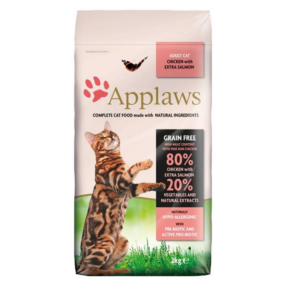 Levně APPLAWS Adult cat chicken & salmon granule pro kočky 1 ks, Hmotnost balení: 2 kg