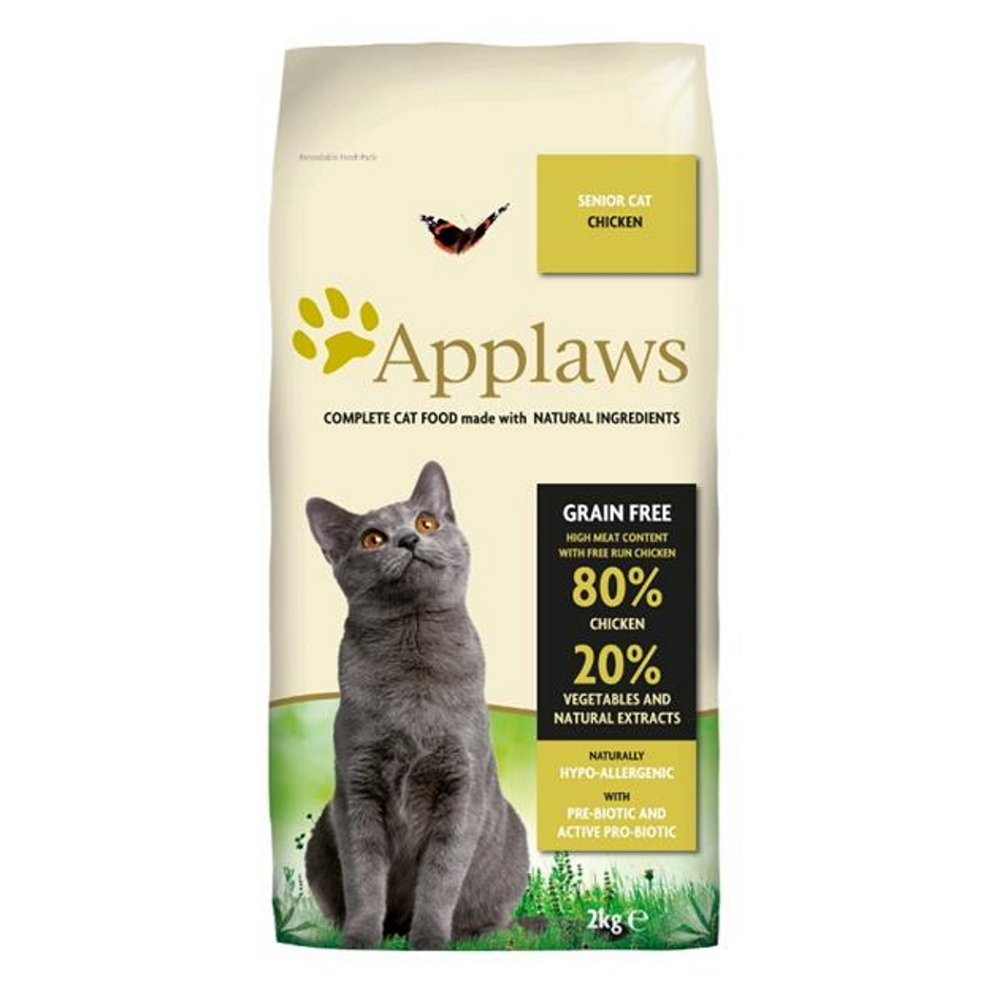 E-shop APPLAWS Senior cat chicken granule pro kočičí seniory 1 ks, Hmotnost balení: 7,5 kg
