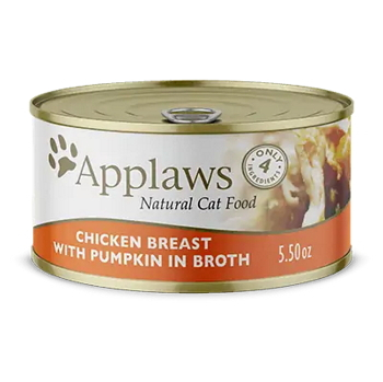 APPLAWS kuřecí prsa a dýně konzerva pro kočky 156 g